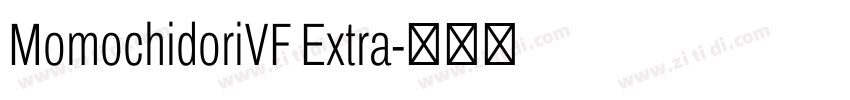 MomochidoriVF Extra字体转换